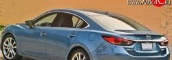 2 699 р. Лип спойлер M-VRS Mazda 6 GJ дорестайлинг седан (2012-2015) (Неокрашенный)  с доставкой в г. Владивосток. Увеличить фотографию 2