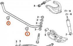 299 р. Полиуретановая втулка стабилизатора передней подвески Точка Опоры (24,5 мм) Mazda B-Series (1998-2007)  с доставкой в г. Владивосток. Увеличить фотографию 2