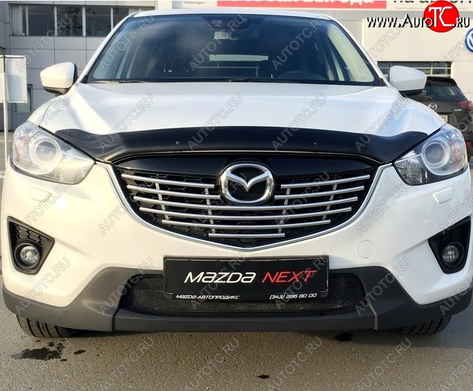 2 499 р. Дефлектор капота NovLine Mazda CX-5 KE дорестайлинг (2011-2014)  с доставкой в г. Владивосток