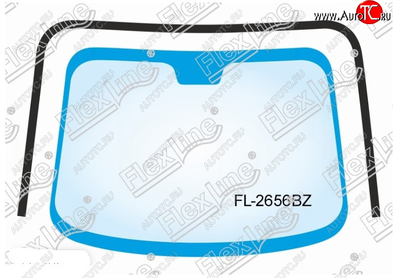 1 999 р. Молдинг лобового стекла FlexLine  Mazda CX-7  ER (2006-2012) дорестайлинг, рестайлинг  с доставкой в г. Владивосток