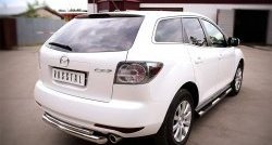 18 699 р. Защита заднего бампера (Ø76 и 42 мм, нержавейка) SLITKOFF  Mazda CX-7  ER (2010-2012) рестайлинг  с доставкой в г. Владивосток. Увеличить фотографию 4