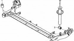 1 449 р. Полиуретановый сайлентблок балки задней подвески Точка Опоры Mazda 2/Demio DW дорестайлинг (1996-1999)  с доставкой в г. Владивосток. Увеличить фотографию 2