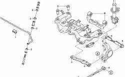 709 р. Полиуретановый сайлентблок нижних поперечных тяг задней подвески Mazda 323/Familia седан BJ дорестайлинг (1998-2000)  с доставкой в г. Владивосток. Увеличить фотографию 2