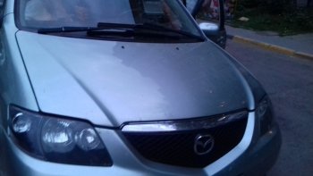 12 899 р. Капот стеклопластиковый Стандарт Mazda MPV LW дорестайлинг (1999-2002)  с доставкой в г. Владивосток. Увеличить фотографию 2