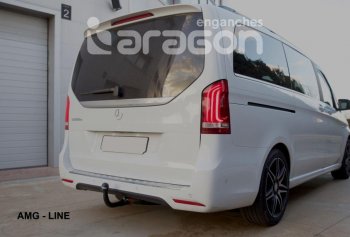 22 699 р. Фаркоп Aragon.(шар V) Mercedes-Benz Vito W447 дорестайлинг (2015-2020)  с доставкой в г. Владивосток. Увеличить фотографию 2