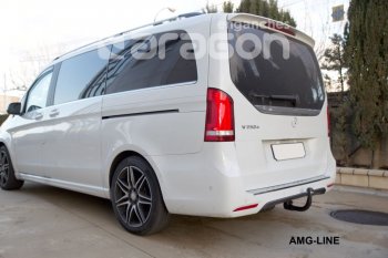 22 699 р. Фаркоп Aragon.(шар V) Mercedes-Benz Vito W447 дорестайлинг (2015-2020)  с доставкой в г. Владивосток. Увеличить фотографию 7