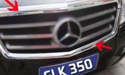 11 699 р. Накладка на решетку радиатора СТ Mercedes-Benz GLK class X204 рестайлинг (2012-2015)  с доставкой в г. Владивосток. Увеличить фотографию 2