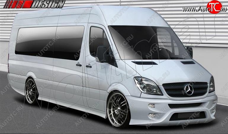 8 899 р. Передний бампер ST Mercedes-Benz Sprinter W906 (2006-2013)  с доставкой в г. Владивосток