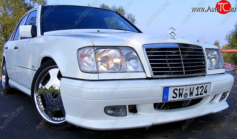 10 599 р. Передний бампер WALD Mercedes-Benz E-Class W124 седан дорестайлинг (1984-1993) (Неокрашенный)  с доставкой в г. Владивосток