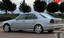 11 399 р. Задний бампер AMG Mercedes-Benz C-Class W202 дорестайлинг седан (1993-1997) (Неокрашенный)  с доставкой в г. Владивосток. Увеличить фотографию 2