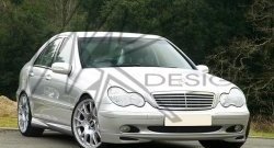 Накладка на передний бампер Rieger Mercedes-Benz C-Class W203 дорестайлинг седан (2000-2004)