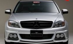 19 949 р. Передний бампер WALD Mercedes-Benz C-Class W204 дорестайлинг седан (2007-2011) (Неокрашенный)  с доставкой в г. Владивосток. Увеличить фотографию 2