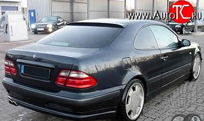 4 749 р. Козырёк на заднее стекло LORINSER Mercedes-Benz CLK class W208 (1997-2002) (Неокрашенный)  с доставкой в г. Владивосток