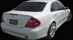 5 309 р. Лип спойлер Lorinzer Mercedes-Benz E-Class W211 дорестайлинг седан (2002-2006) (Неокрашенный)  с доставкой в г. Владивосток. Увеличить фотографию 2