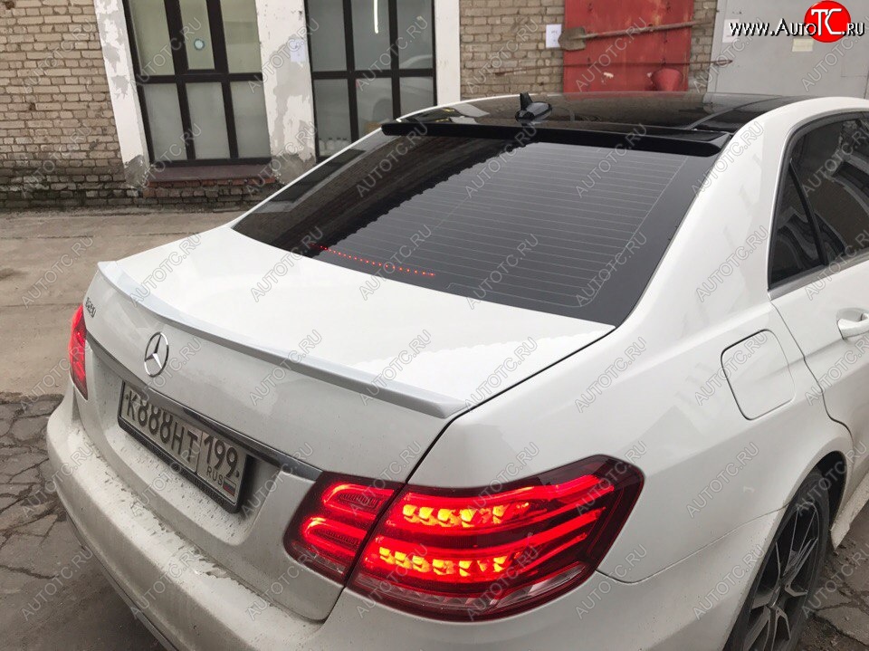 3 399 р. Козырек на заднее стекло АВТОКРАТ  Mercedes-Benz E-Class  W212 (2009-2017) дорестайлинг седан, рестайлинг седан (Неокрашенный)  с доставкой в г. Владивосток