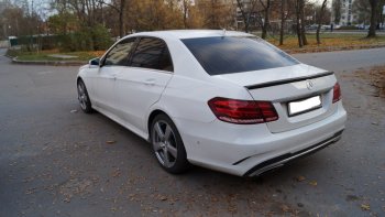 3 399 р. Лип спойлер АВТОКРАТ AMG  Mercedes-Benz E-Class  W212 (2009-2017) дорестайлинг седан, рестайлинг седан (Неокрашенный)  с доставкой в г. Владивосток. Увеличить фотографию 5