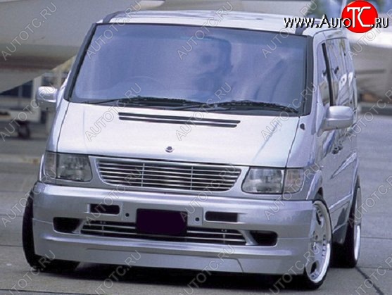 4 199 р. Решётка радиатора CT Mercedes-Benz Vito W638 (1996-2003) (Неокрашенная)  с доставкой в г. Владивосток