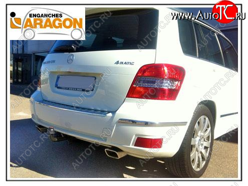 22 699 р. Фаркоп Aragon. (шар A) Mercedes-Benz GLK class X204 дорестайлинг (2008-2012)  с доставкой в г. Владивосток