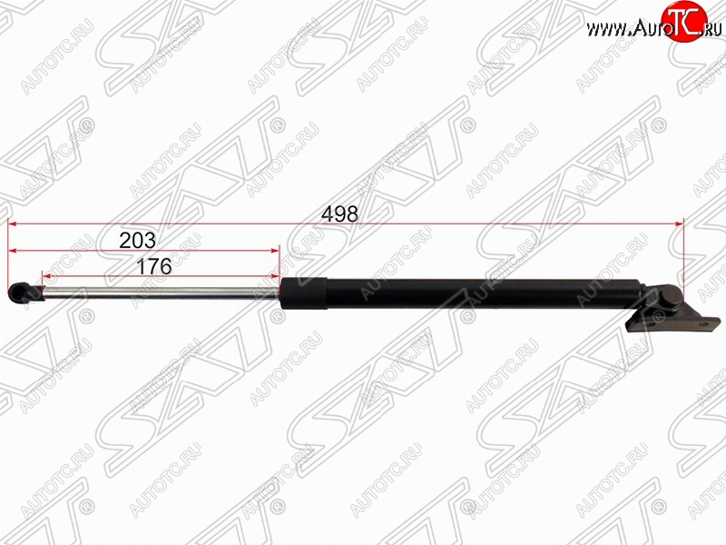 859 р. Правый упор крышки багажника SAT (L498 mm) Mitsubishi ASX 3-ий рестайлинг (2019-2024)  с доставкой в г. Владивосток