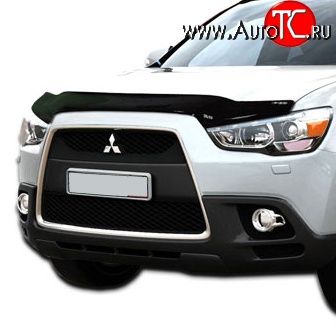 2 879 р. Дефлектор капота NovLine long Mitsubishi ASX дорестайлинг (2010-2012)  с доставкой в г. Владивосток