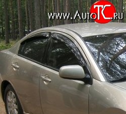 999 р. Комплект дефлекторов окон (ветровиков) 4 шт. (седан) Russtal Mitsubishi Galant (2004-2012)  с доставкой в г. Владивосток