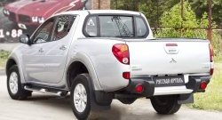 2 249 р. Брызговики задние RA (выносом 50 мм) Mitsubishi L200 5 KK,KL дорестайлинг (2015-2019)  с доставкой в г. Владивосток. Увеличить фотографию 2