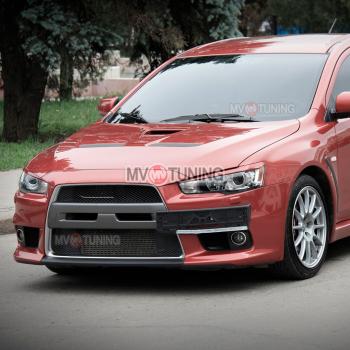 Реснички на фары Mitsubishi Lancer 10 седан рестайлинг (2011-2017)