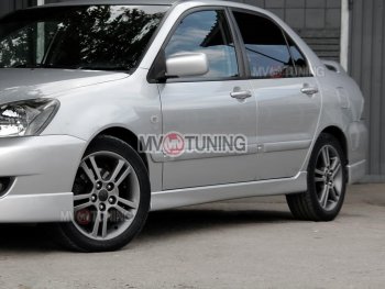 5 249 р. Пороги накладки Sport 2.0  Mitsubishi Lancer  9 (2003-2009) 1-ый рестайлинг седан, 2-ой рестайлинг седан (Неокрашенные)  с доставкой в г. Владивосток. Увеличить фотографию 5