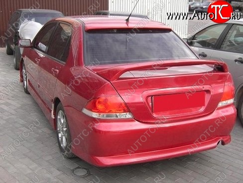 4 599 р. Козырёк на заднее стекло CT Mitsubishi Lancer 9 1-ый рестайлинг седан (2003-2005) (Неокрашенный)  с доставкой в г. Владивосток