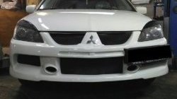 10 999 р. Передний бампер EVO 9 Mitsubishi Lancer 9 CS седан 1-ый рестайлинг (2003-2005) (Неокрашенный)  с доставкой в г. Владивосток. Увеличить фотографию 3