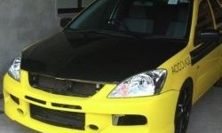 10 999 р. Передний бампер EVO 9 Mitsubishi Lancer 9 CS седан 1-ый рестайлинг (2003-2005) (Неокрашенный)  с доставкой в г. Владивосток. Увеличить фотографию 1