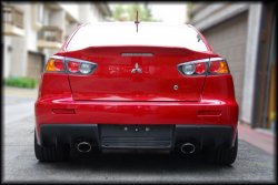 4 149 р. Лип спойлер DUCKBILL Mitsubishi Lancer 10 седан рестайлинг (2011-2017) (Неокрашенный)  с доставкой в г. Владивосток. Увеличить фотографию 3