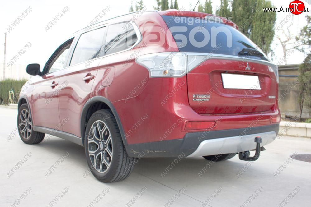 22 699 р. Фаркоп Aragon.(шар V) Mitsubishi Outlander GF 2-ой рестайлинг (2015-2018)  с доставкой в г. Владивосток