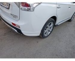 4 799 р. Боковые накладки на задний бампер BROOMER Design  Mitsubishi Outlander  GF (2012-2014) дорестайлинг (Неокрашенная)  с доставкой в г. Владивосток. Увеличить фотографию 4