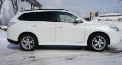 6 199 р. Пороги накладки Broomer Design  Mitsubishi Outlander  GF (2012-2014) дорестайлинг (Неокрашенные)  с доставкой в г. Владивосток. Увеличить фотографию 2