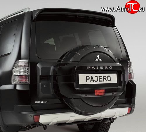 3 399 р. Чехол (кожух) запасного колеса Стандартный Mitsubishi Pajero 4 V90 дорестайлинг (2006-2011) (Неокрашенный)  с доставкой в г. Владивосток