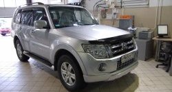 10 499 р. Накладка переднего бампера GT Dynamics Mitsubishi Pajero 4 V90 дорестайлинг (2006-2011) (Дорестайлинг, Неокрашенная)  с доставкой в г. Владивосток. Увеличить фотографию 4