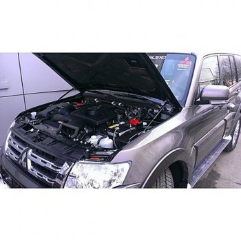 Упоры капота Russtal Mitsubishi Pajero Sport PA дорестайлинг (1996-2004)