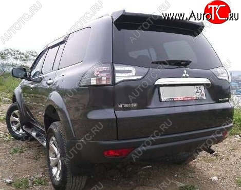 9 049 р. Спойлер CT Mitsubishi Pajero Sport PB рестайлинг (2013-2017) (Неокрашенный)  с доставкой в г. Владивосток