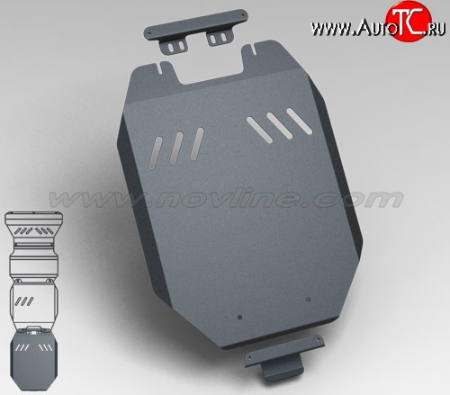 789 р. Защита раздаточной коробки Novline (3.2, АКПП/МКПП, 3 мм) Mitsubishi Pajero Sport PB дорестайлинг (2008-2013)  с доставкой в г. Владивосток