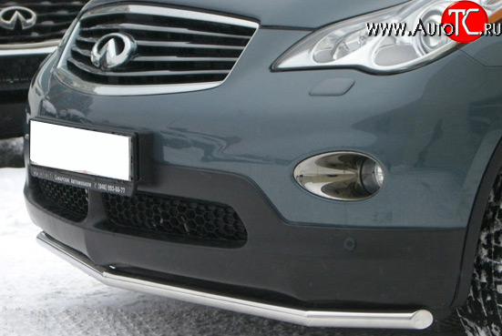 15 999 р. Защита переднего бампера (Ø42 мм, нержавейка) SLITKOFF INFINITI EX35 J50 (2007-2013)  с доставкой в г. Владивосток