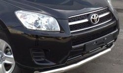 Защита переднего бампера (Ø76 мм, нержавейка) SLITKOFF Toyota (Тойота) RAV4 (рав)  XA30 (2008-2010) XA30 5 дв. 1-ый рестайлинг