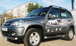 16 599 р. Одинарная защита переднего бампера Bertone диаметром 76 мм  Chevrolet Niva  2123 (2009-2020), Лада 2123 (Нива Шевроле) (2009-2021)  с доставкой в г. Владивосток. Увеличить фотографию 3