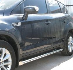 Защита порогов Russtal 76 мм Ford Kuga 1 (2008-2013)