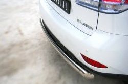 17 699 р. Защита заднего бампера (Ø76 мм, нержавейка) SLITKOFF Lexus RX270 AL10 дорестайлинг (2010-2012)  с доставкой в г. Владивосток. Увеличить фотографию 3