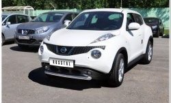 15 799 р. Одинарная защита переднего бампера SLITKOFF диаметром 63 мм Nissan Juke 1 YF15 дорестайлинг (2010-2014)  с доставкой в г. Владивосток. Увеличить фотографию 7