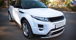 20 999 р. Защита переднего бампера (Dynamic, 2 трубыØ63 и 42 мм, нержавейка) SLITKOFF Land Rover Range Rover Evoque 1 L538 дорестайлинг 5 дв. (2011-2015)  с доставкой в г. Владивосток. Увеличить фотографию 2