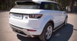 16 799 р. Защита заднего бампера (Ø76 мм, нержавейка, Dynamic) SLITKOFF Land Rover Range Rover Evoque 1 L538 рестайлинг 5 дв. (2015-2018)  с доставкой в г. Владивосток. Увеличить фотографию 2