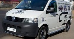 17 499 р. Одинарная защита переднего бампера SLITKOFF диаметром 63 мм  Volkswagen Transporter  T5 (2003-2009) дорестайлинг  с доставкой в г. Владивосток. Увеличить фотографию 4