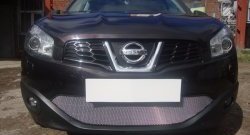 1 539 р. Сетка на бампер Russtal (хром) Nissan Qashqai 2 J11 рестайлинг (2017-2022)  с доставкой в г. Владивосток. Увеличить фотографию 6